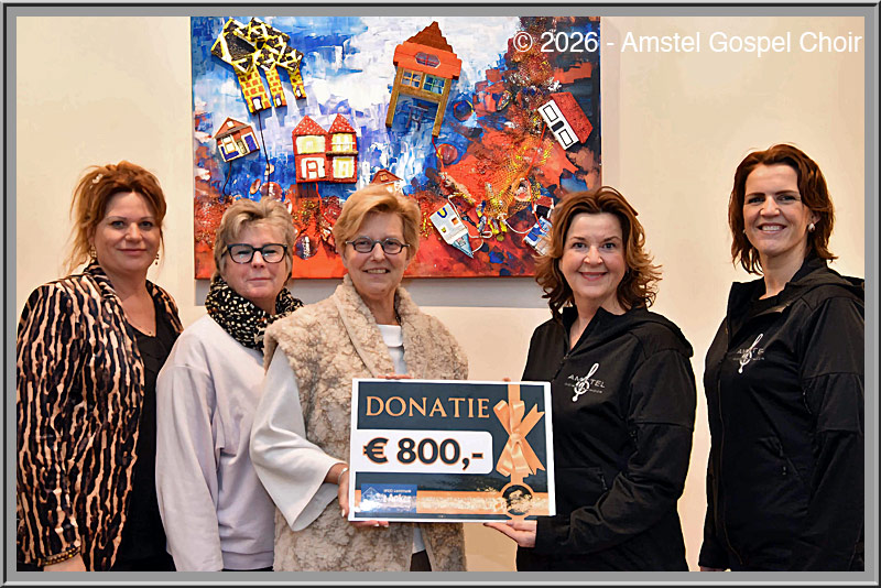 Amstel Gospel Choirgeeft 't Anker steun